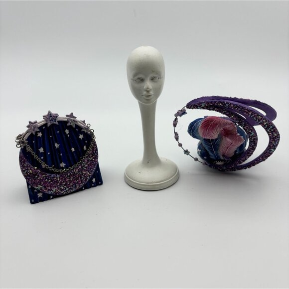 Stage Star Night Miniature Headpiece, Purse, Stand By Willow Hall - Picture 3 of 8